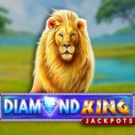 Official Jackpots logo: Diamond King Jackpots by SpinPlay Games at Boombet Casino