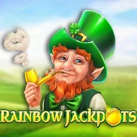 Rainbow Jackpots by Red Tiger Gaming, showcased at boombetcasino.eu – game logo