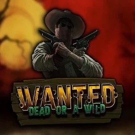 Wanted Dead or a Wild game by Hacksaw Gaming – logo hosted on Boombet Casino